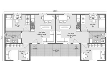 Single Storey Prefab Houses Plans