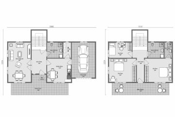 Double Storey Prefab Houses Plans