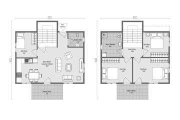 Double Storey Prefab Houses Plans