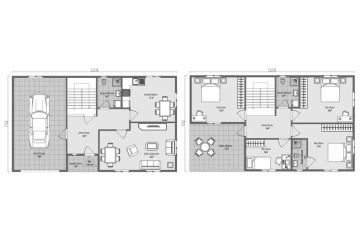 Double Storey Prefab Houses Plans