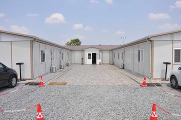 Modular Kitchen and Dining Hall Design