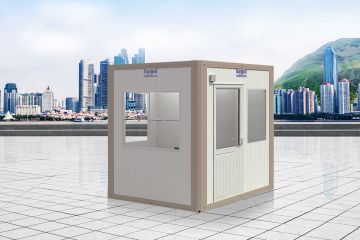 210 x 210 Security Hut & WC