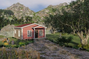 45 m² Steel Frame House