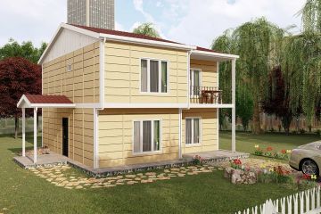 137 m² Steel Frame House