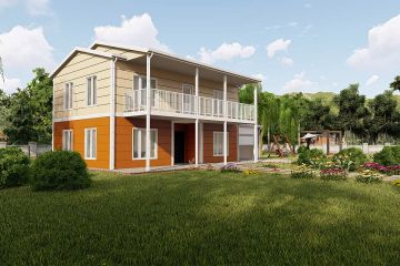 196 m² Steel Frame House